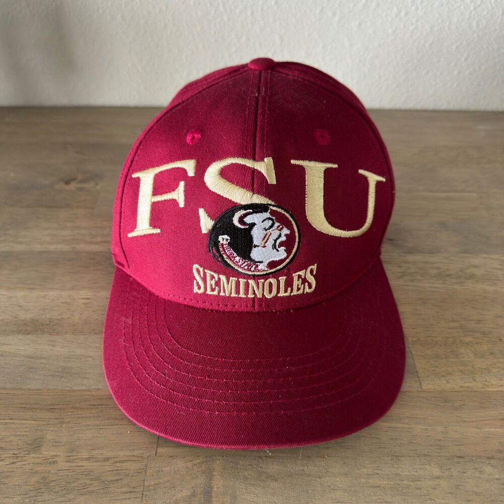 Vintage Florida State Seminoles Hat Top of the World Snapback FSU NCAA Red